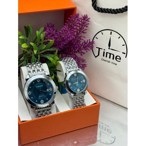 Lookworld  Very Powerful & Original Quality Couples Silver Steel Wristwatch - image 2