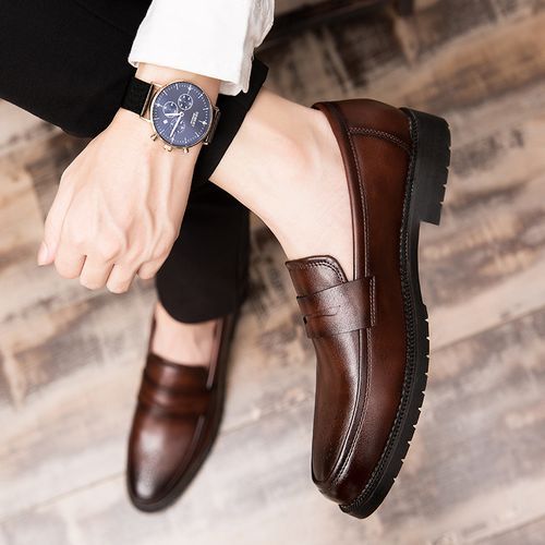Fashion Top Quality Mens Shoes Full Grain Leather Business Formal Shoes ...