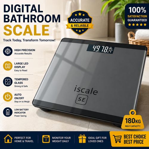 KIROTECH Smart Gold Digital Scale | High Precision | Step-on Activation Technology | Clear, Easy-to-Read Display