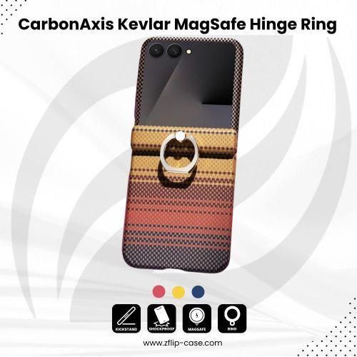 Generic Samsung Galaxy Z Flip 4 Carbon fibre hinge case - image 4