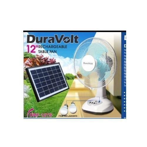 product_image_name-Duravolt-Rechargeable  Table Fan With Solar Panel-1
