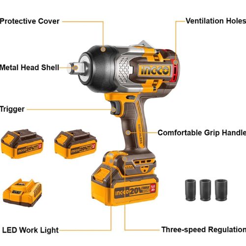 product_image_name-Ingco- Cordless impact wrench CIWLI20135 3/4” Drive-6