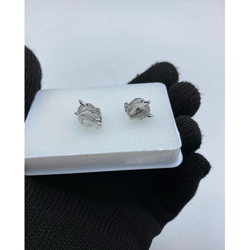 Fashion Stainless Iced Magnetic Silver Men s Earrings Jumia Nigeria