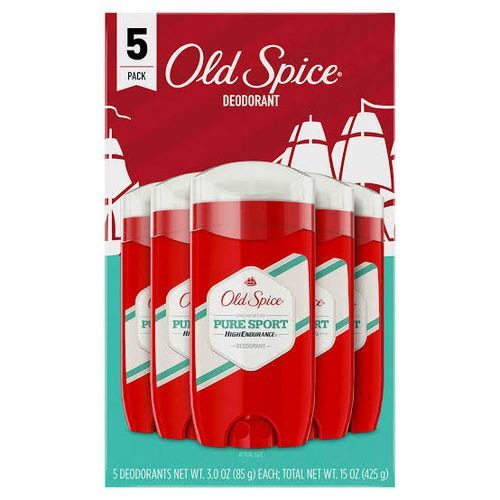 product_image_name-Old Spice-Pure Sport Stick Deodorant  ( 85g X 5 Pk )-1