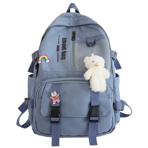 Fashion Cute Girl Waterproof Backpack Nylon Ladies School Bag Kawaii ...