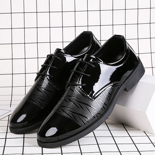 Fashion Men s Business Dress Casual Cooperate Shoes Black