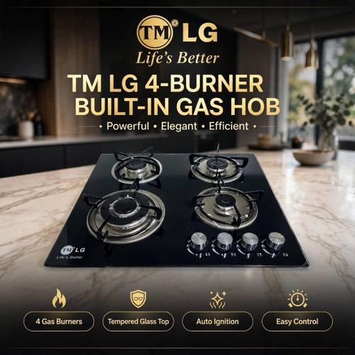 Generic TM LG 4-Burner Built-In Gas Hob: Powerful, Elegant, and Efficient Cooktop - image 2