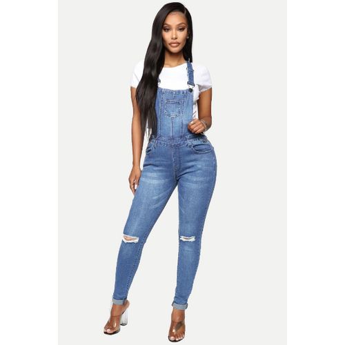 Fashion Women's Slim Jeans Trousers Large-Blue | Jumia Nigeria