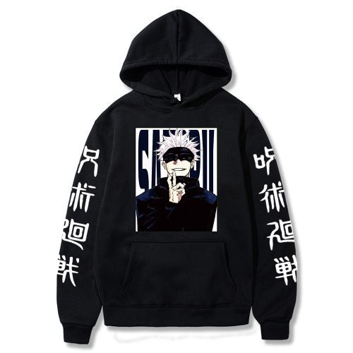 Fashion Japanese Anime Hoodies Jujutsu Kaisen Satoru Gojo Graphic Hoodie Anime Streetwear Harajuku Sweatshirts Male Tops Jumia Nigeria