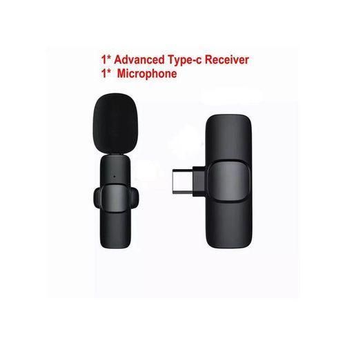 product_image_name-Generic-Single k8 Type-c Wireless Lapel Microphone for Android Recording Mic For Camera Speaker Smartphone-1