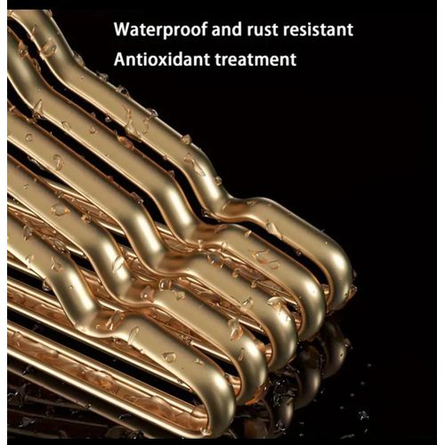product_image_name-Generic-Golden Aluminium Waterproof Hanger - 10pcs-2