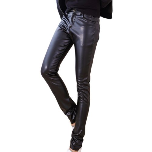 Leather pants feet shop