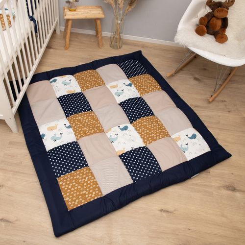 product_image_name-Ullenboom-Baby Crawling Padded Play Mat - Playpen 100% Oeko-Tex Cotton-4