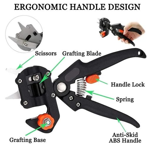 product_image_name-WakeView-Grafting Artifact Kit Garden Pruner Tools with Replacement Blades Plant Branch Cutting Tool Scissors Perfect for Fruit Trees-5