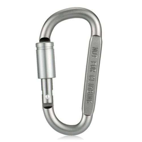 D-Ring Carabiner With Screw Lock