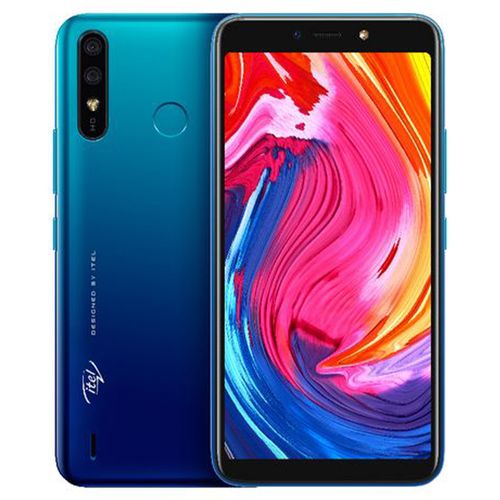 A56 5.99" IPS Screen, Android 9 Pie, 16GB ROM + 1GB RAM, 8MP + 5MP Camera, 4000mAh Battery, Fingerprint & Face ID - Blue