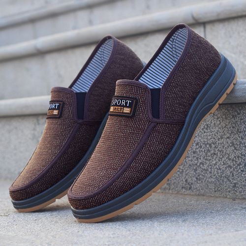 Men large size old beijing style casual cloth discount shoes