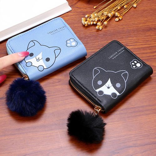 Prettyzys New Fashion Small Three Fold PU Leather Fresh Coin Wallet Mini Women  Purse Brand Female Card Holder - AliExpress