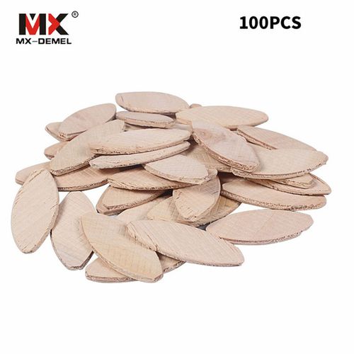 Generic 100Pcs Sets No. 20# Assorted Wood Biscuits For Tenon