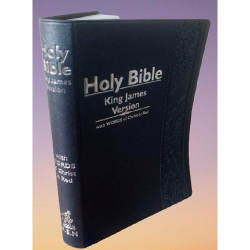 product_image_name-Generic-KJV Large Print Compact Reference, Christ words in Red, Concordance & Imitation Leather (Black Leather)-1