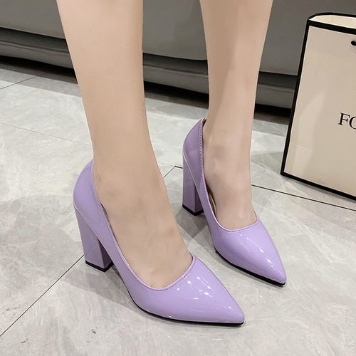 Ladies purple heels discount