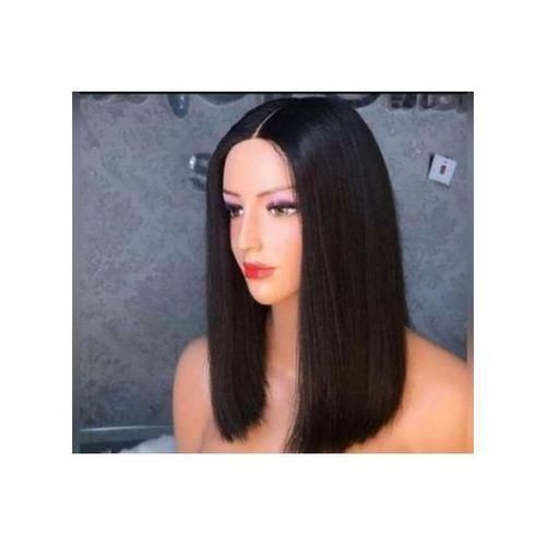 Fashion Silky Straight Blunt Cut Wig -1b