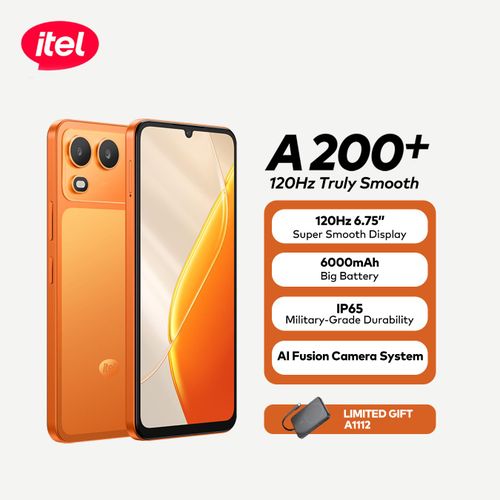 itel A200+ 128GB 6000mAh 6.75" Android