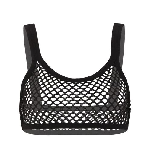 fishnet vest womens