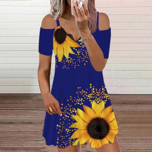 Sunflower Dresses For Women - Temu