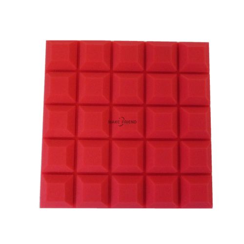 Generic 50x50x5cm 4Pcs Studio Acoustic Foam Soundproof Foam
