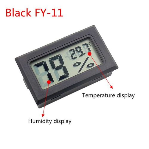 Generic Mini Digital LCD Bequem Temperatur Sensor Feuchtigkeit Meter Innen  Hygrometer Tragbare Gauge Sensor Kühlschrank Thermometer