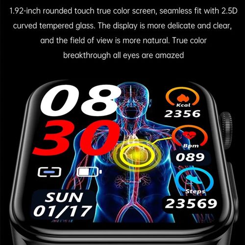 product_image_name-Generic-E500 Smartwatches Blood Glucose ECG Blood Pressure Body Temperature Men Fitness Tracker Smart Watch-5