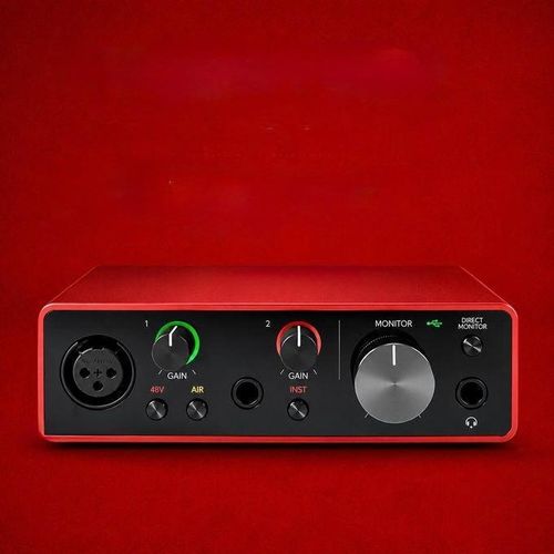Sound Music Solo Preamp Live Recording Audio Interface Studio Sound card stage Audio Amplifier Mixer - image 3