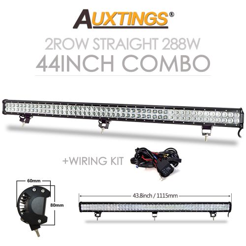 Auxtings 12'' 22'' 20inch 12V 24V offroad led light bar Spot Flood