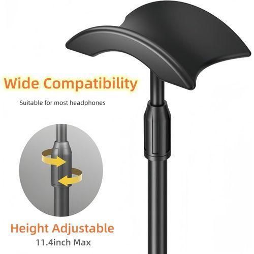 Generic 2 in 1 Desktop Headphone Stand/Headset Holder With Phone Holder - image 2