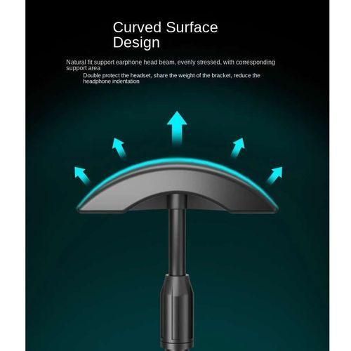 Generic 2 in 1 Desktop Headphone Stand/Headset Holder With Phone Holder - image 3