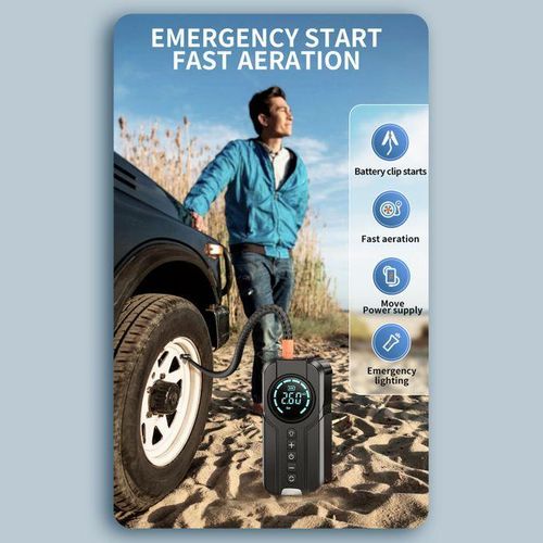 product_image_name-Generic-Car Jump S tarter with Air Compressor - 150PSI - 1000A Battery Booster-4