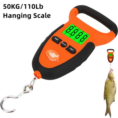 Generic 50KG/110Lb Portable LCD Digital Hanging Scale Fishing