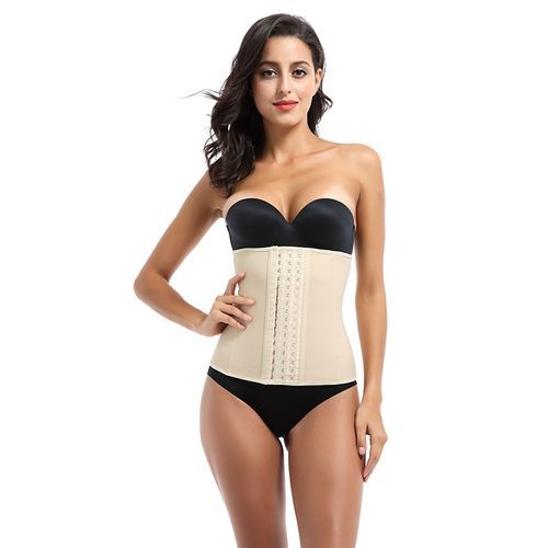 Fashion Waist Trainer Shapewear Women Latex Corset 9 Steel Bone