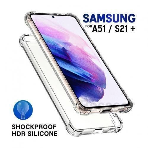 Generic Samsung Galaxy A51 Transparent Back Cover Case