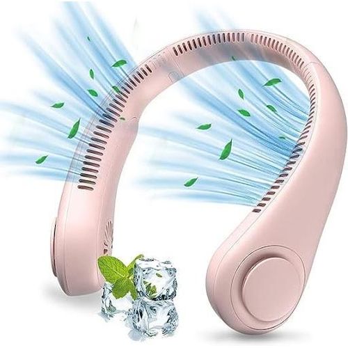 Great Neck Rechargeable necklace fan Bladeless Cooling Neck Fan - image 3