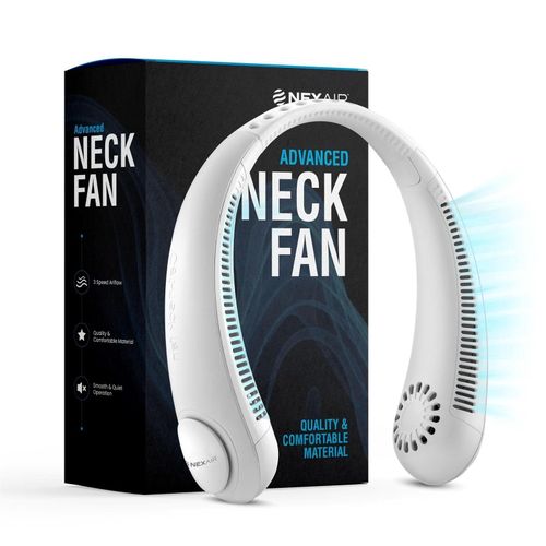 Great Neck Rechargeable necklace fan Bladeless Cooling Neck Fan - image 4