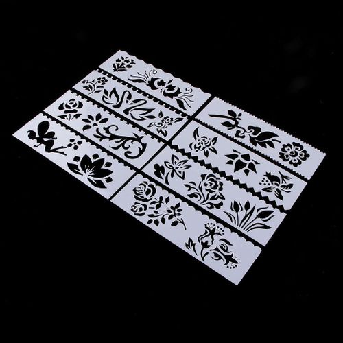 8pcs Drawing Stencil for Children kids drawing templates Plastic Drawing  Stencil