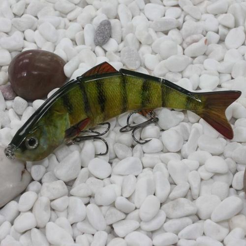 Generic Alive' Multi Jointed Fish Bait Swimbait Dace Pike Perch Hook Color  4