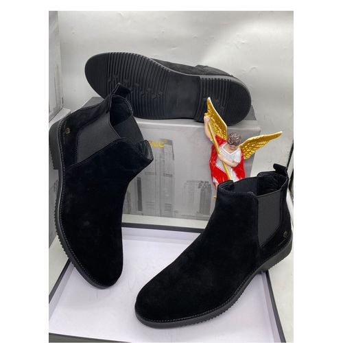 Generic Men Chelsea Boots Pointed Suede Business Dress Soft Jumia Nigeria