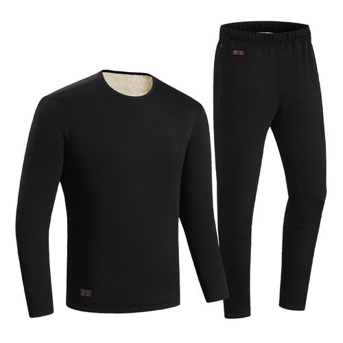 Thermal Underwear for Men Electric Heated Underwear Set USB Heating Long  Johns Thermal Heated Pants And Top,S,Black at  Men's Clothing store