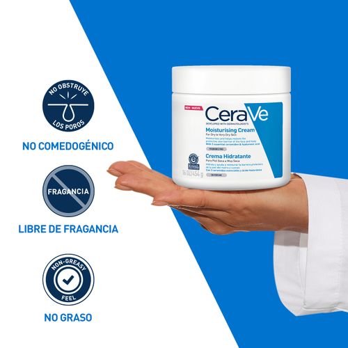 Cerave Moisturizing Cream - Crema Hidratante - 454g - image 2