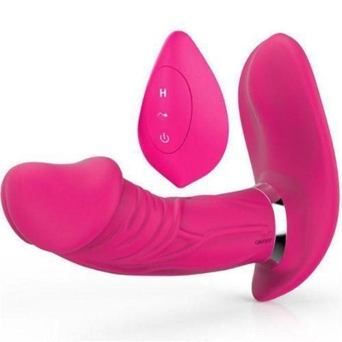 huge clit vibrator Bestvibe G spot Vibrator with Dual-Ball Clit 7 Vibrating Tapping & 10  Rotating Stimulator main image 1