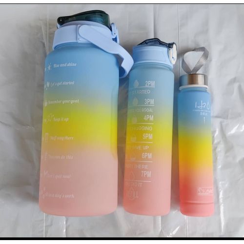 3 in 1 Motivational Water Bottles