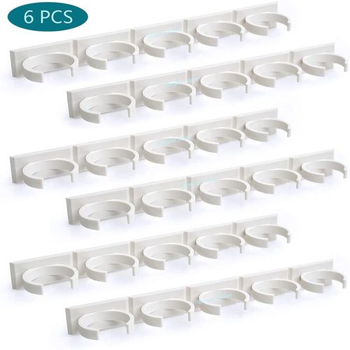 Spice Bottle Clips Rack Kitchen Storage Wall Mount Adhesive Spice